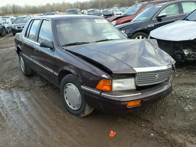 3P3XA46K6NT351713 - 1992 PLYMOUTH ACCLAIM MAROON photo 1