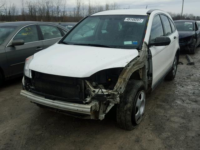 5J6RE4H37BL045317 - 2011 HONDA CR-V LX WHITE photo 2