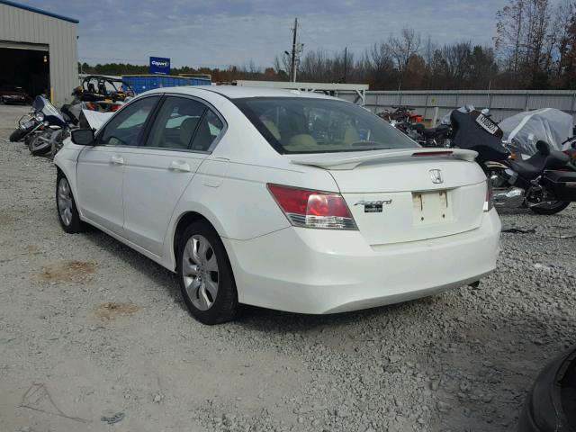 1HGCP26819A107925 - 2009 HONDA ACCORD EXL WHITE photo 3