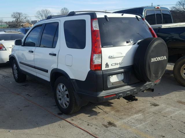JHLRD78875C050160 - 2005 HONDA CR-V EX თეთრი ფოტო 3