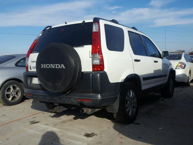 JHLRD78875C050160 - 2005 HONDA CR-V EX თეთრი ფოტო 4