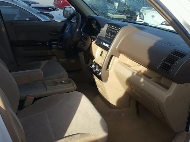 JHLRD78875C050160 - 2005 HONDA CR-V EX თეთრი ფოტო 5
