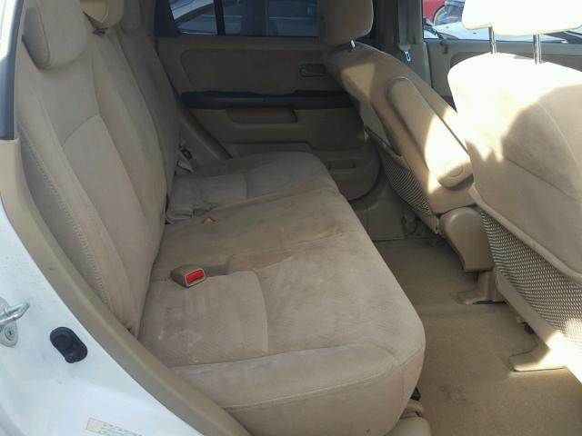 JHLRD78875C050160 - 2005 HONDA CR-V EX თეთრი ფოტო 6