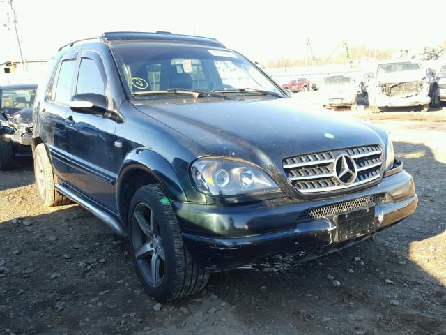 4JGAB72E6YA212032 - 2000 MERCEDES-BENZ ML 430 BLACK photo 1