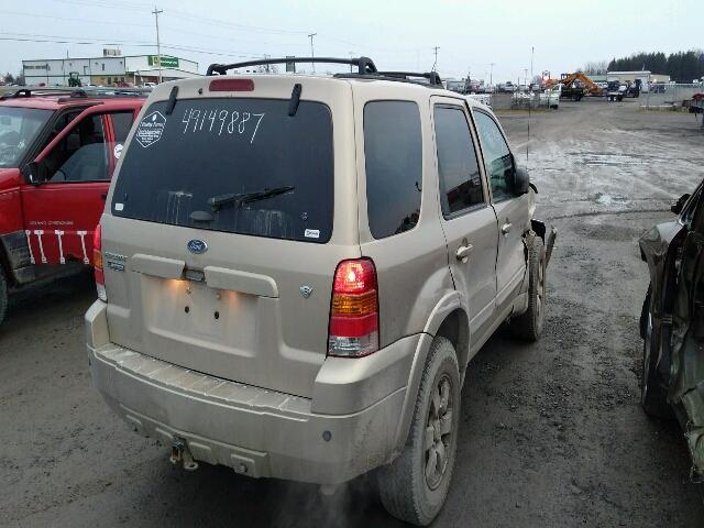 1FMYU94197KA26847 - 2007 FORD ESCAPE LIM BROWN photo 4