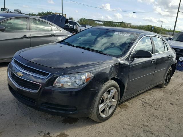 1G1ZB5E09CF259250 - 2012 CHEVROLET MALIBU LS BLACK photo 2