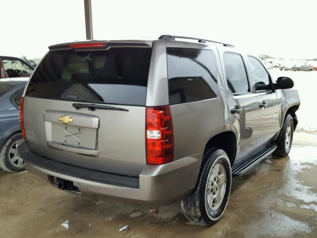 1GNFC13J27R145484 - 2007 CHEVROLET TAHOE C150 GRAY photo 4