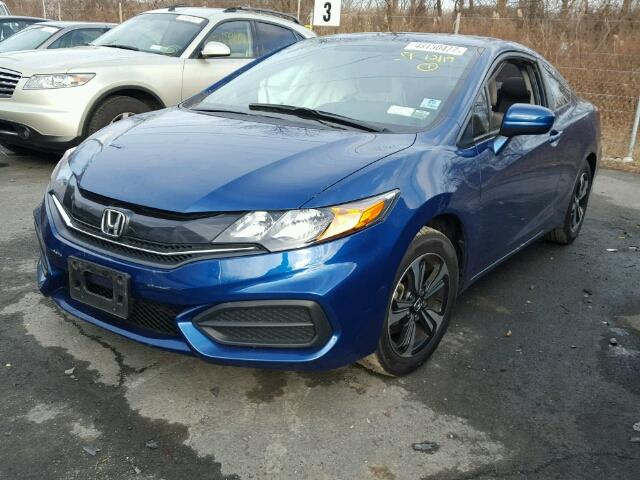 2HGFG3B85FH528326 - 2015 HONDA CIVIC EX BLUE photo 2