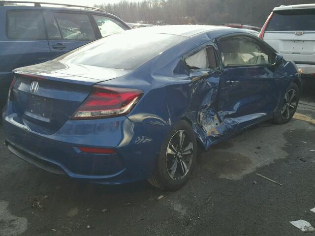 2HGFG3B85FH528326 - 2015 HONDA CIVIC EX ლურჯი ფოტო 4