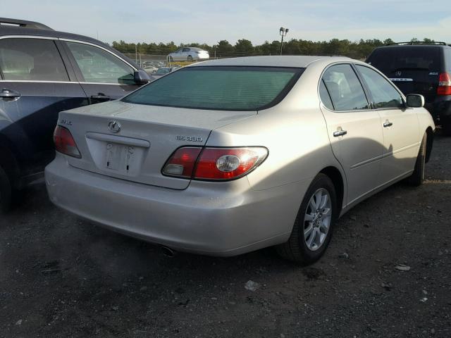 JTHBA30G045055303 - 2004 LEXUS ES 330 SILVER photo 4