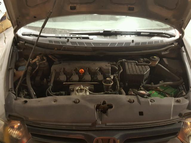 2HGFG12866H569021 - 2006 HONDA CIVIC EX BROWN photo 7