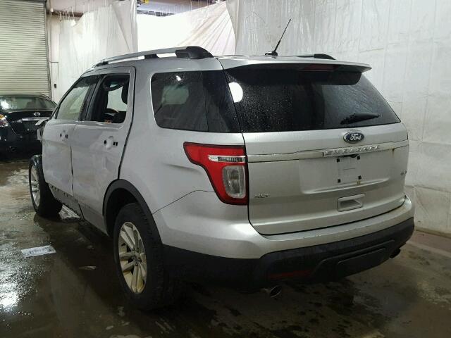 1FMHK8D87BGA95612 - 2011 FORD EXPLORER X SILVER photo 3