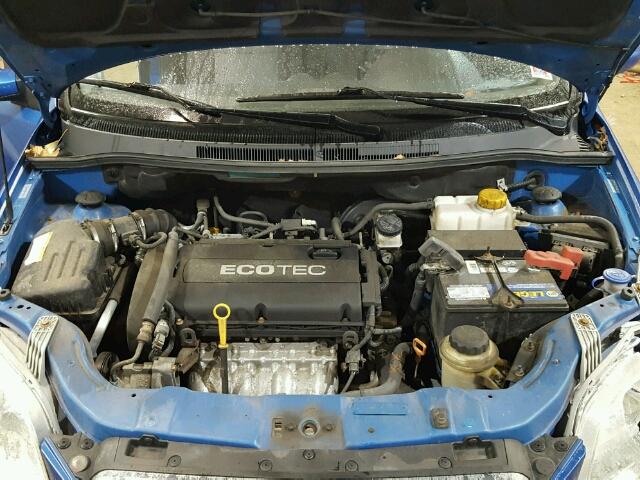 KL1TD66E99B310633 - 2009 CHEVROLET AVEO LS 蓝色 照片 7