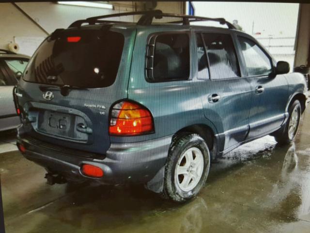 KM8SC13D32U185818 - 2002 HYUNDAI SANTA FE G TEAL photo 4