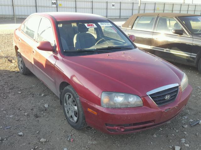 KMHDN46D05U071151 - 2005 HYUNDAI ELANTRA GL MAROON photo 1