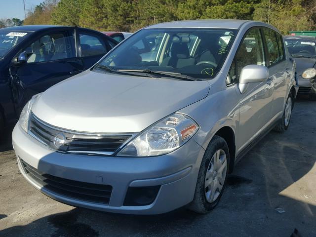 3N1BC1CP6AL374229 - 2010 NISSAN VERSA S SILVER photo 2