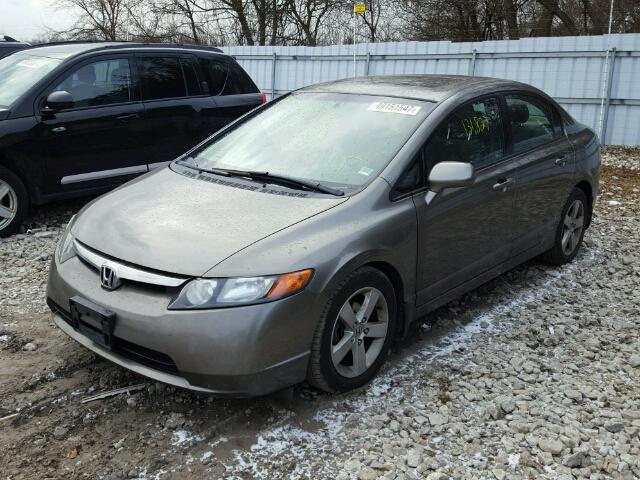 2HGFA16856H032085 - 2006 HONDA CIVIC EX GRAY photo 2