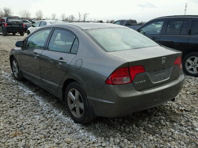 2HGFA16856H032085 - 2006 HONDA CIVIC EX GRAY photo 3