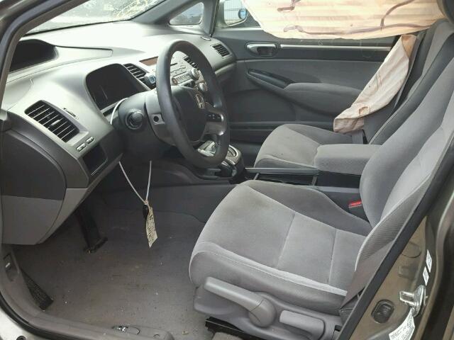 2HGFA16856H032085 - 2006 HONDA CIVIC EX GRAY photo 5