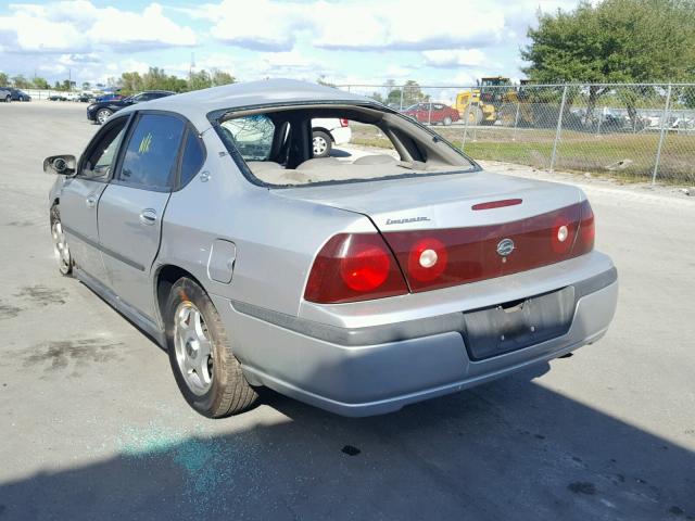 2G1WF52E339279946 - 2003 CHEVROLET IMPALA GRAY photo 3