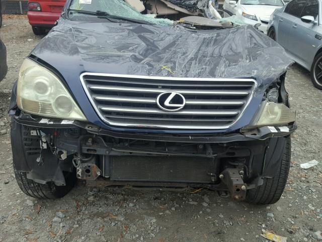 JTJBT20X530020173 - 2003 LEXUS GX 470 BLUE photo 7