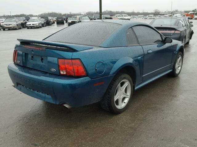 1FAFP42XXYF276045 - 2000 FORD MUSTANG GT GREEN photo 4