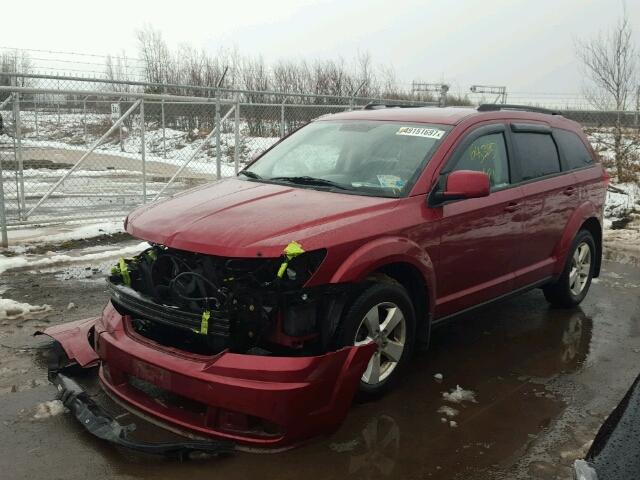 3D4PG5FG1BT520373 - 2011 DODGE JOURNEY SX RED photo 2