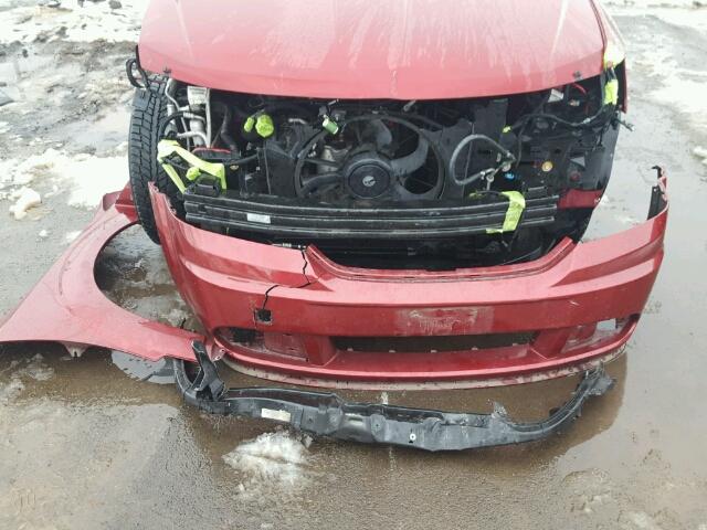 3D4PG5FG1BT520373 - 2011 DODGE JOURNEY SX RED photo 9