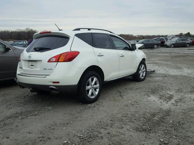 JN8AZ18W99W159283 - 2009 NISSAN MURANO S CREAM photo 4