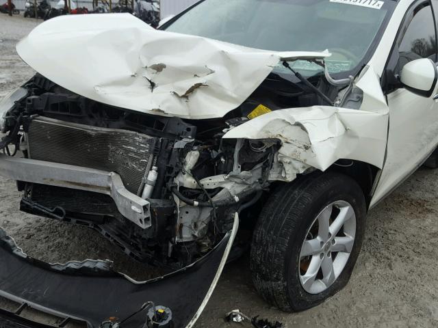 JN8AZ18W99W159283 - 2009 NISSAN MURANO S CREAM photo 9