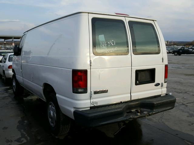 1FTNE24W67DA64242 - 2007 FORD ECONOLINE WHITE photo 3