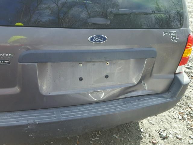 1FMYU93173KC06422 - 2003 FORD ESCAPE XLT GRAY photo 9