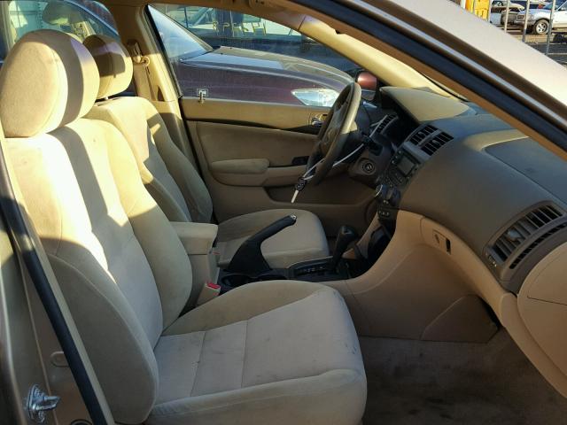 1HGCM56373A091851 - 2003 HONDA ACCORD LX GOLD photo 5