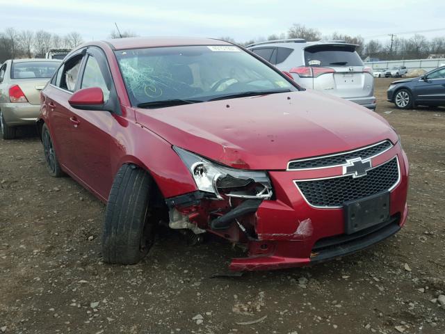 1G1PJ5S99B7277687 - 2011 CHEVROLET CRUZE ECO RED photo 1