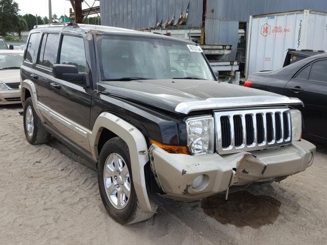 1J8HG58236C245120 - 2006 JEEP COMMANDER BLACK photo 1