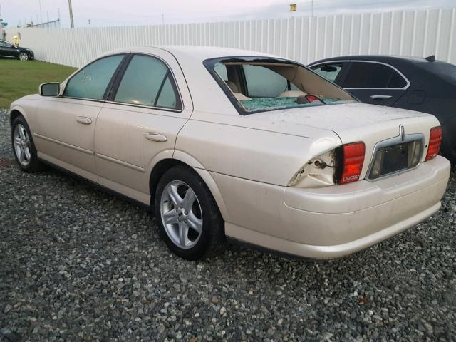 1LNHM87A42Y612738 - 2002 LINCOLN LS 奶油色 照片 3