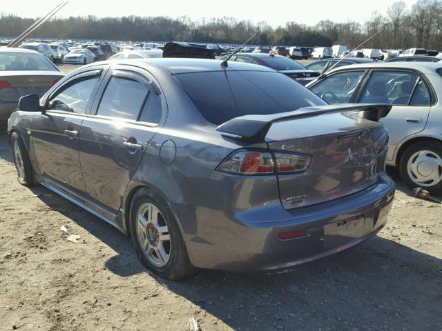 JA3AU86U98U018985 - 2008 MITSUBISHI LANCER GTS GRAY photo 3