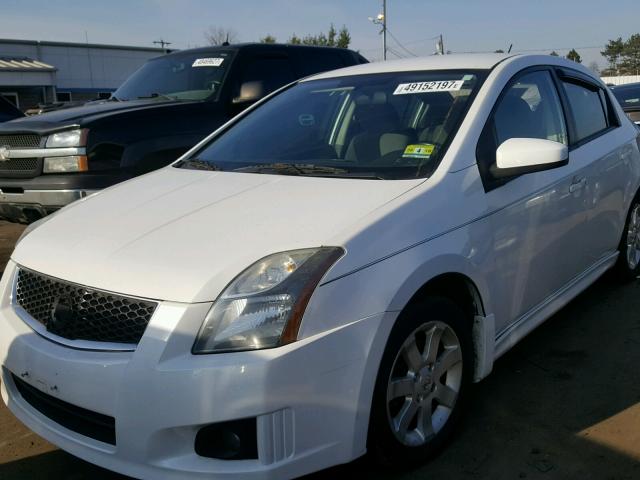 3N1AB6AP5AL681180 - 2010 NISSAN SENTRA 2.0 WHITE photo 2