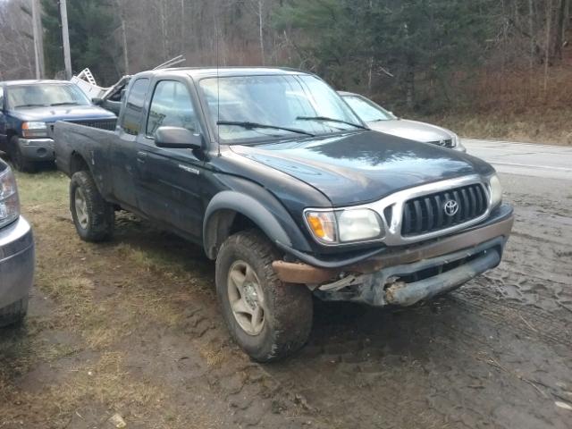 5TEWM72N11Z796825 - 2001 TOYOTA TACOMA XTR BLACK photo 1