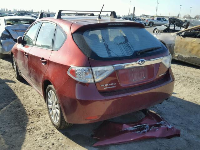 JF1GH6B65AH828517 - 2010 SUBARU IMPREZA 2. RED photo 3