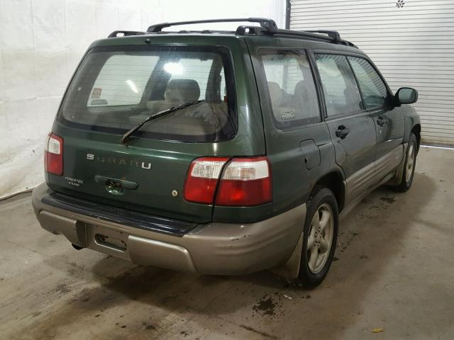 JF1SF65502H711531 - 2002 SUBARU FORESTER S 绿色 照片 4