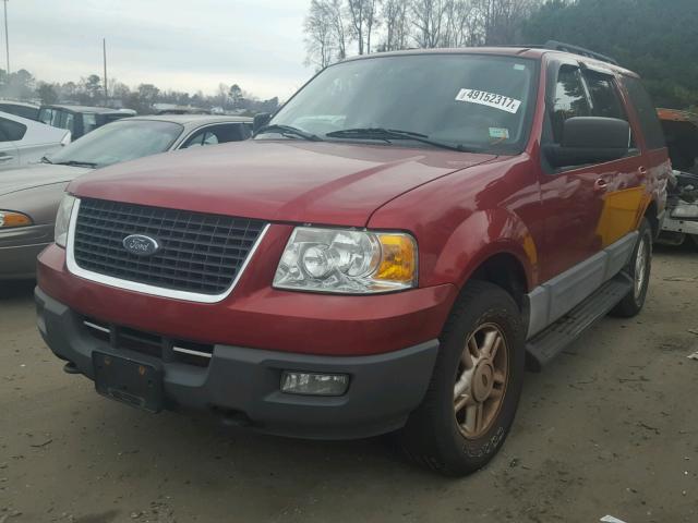 1FMPU165X5LA10452 - 2005 FORD EXPEDITION BURGUNDY photo 2