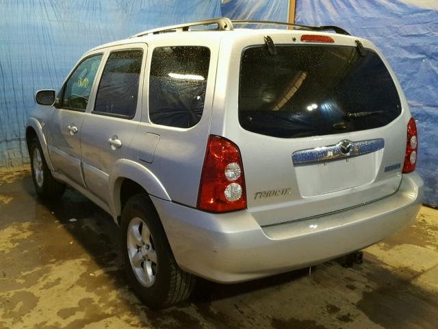 4F2YZ96155KM38604 - 2005 MAZDA TRIBUTE S SILVER photo 3