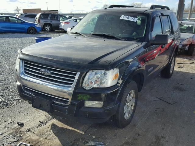 1FMEU63E18UB35413 - 2008 FORD EXPLORER X BLACK photo 2