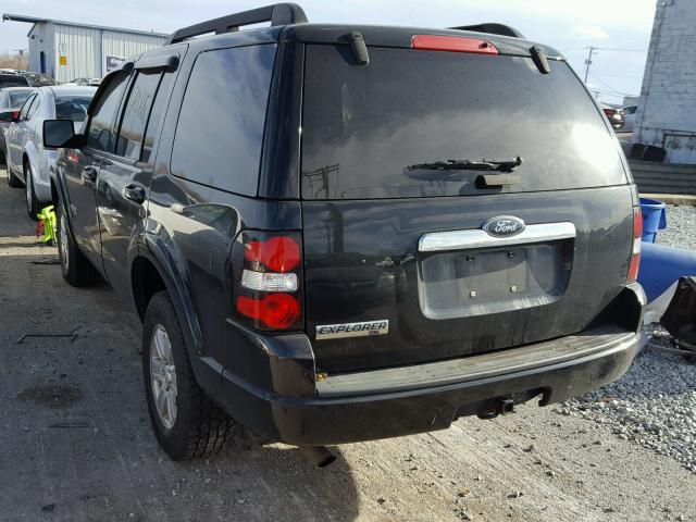 1FMEU63E18UB35413 - 2008 FORD EXPLORER X BLACK photo 3
