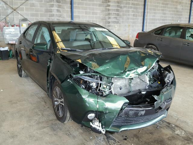 2T1BURHE8GC523493 - 2016 TOYOTA COROLLA L GREEN photo 1