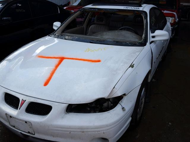 1G2WP52K81F248873 - 2001 PONTIAC GRAND PRIX Սպիտակ լուսանկար 9