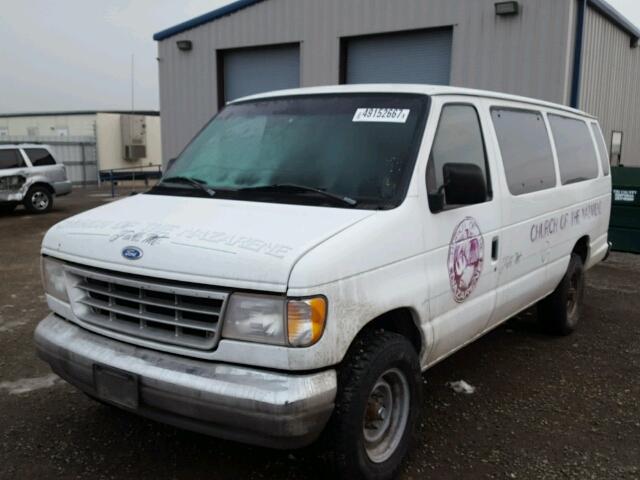 1FBJS31GXTHB15923 - 1996 FORD ECONOLINE WHITE photo 2