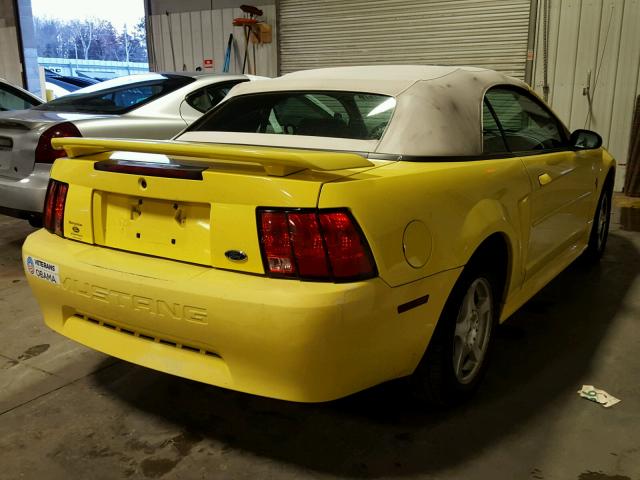 1FAFP44463F412232 - 2003 FORD MUSTANG YELLOW photo 4