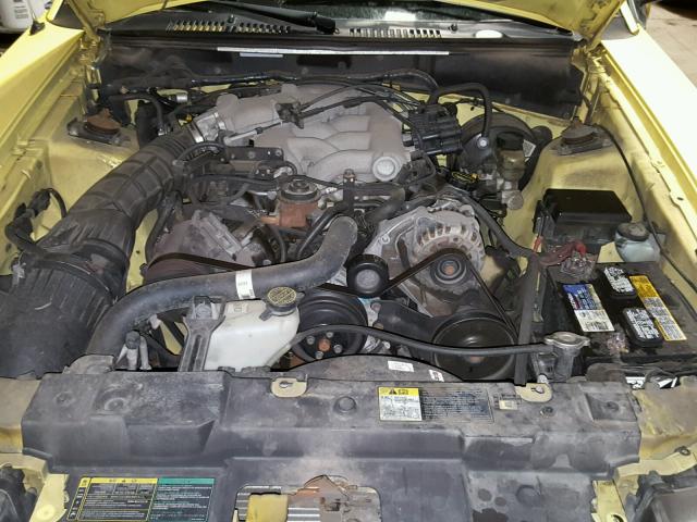 1FAFP44463F412232 - 2003 FORD MUSTANG YELLOW photo 7